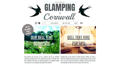 Desktop Screenshot of glampingcornwall.com